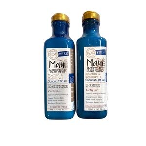Maui Dry Hair Nourish Moisture Coconut Milk Shampoo Conditioner Set 19.5 Oz Each